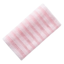 Scrub Wash Cloth | Body Exfoliator Wash Cloth Towel | Striped Design Cleaning Tool for Home, Dormitory, Travel, Business Trip
