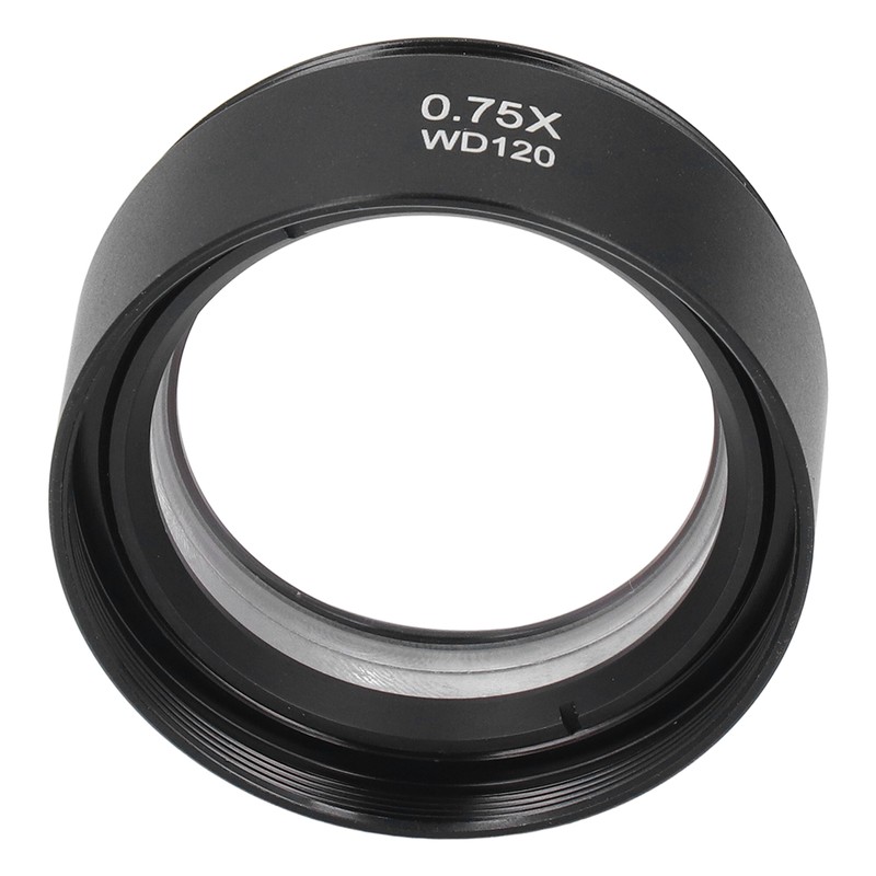 Microscope Lens 0.75X 120mm Barlow Eyepiece M48 Interface Accessory for