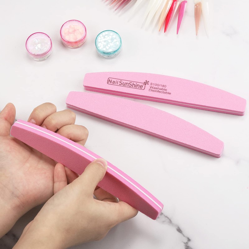 Juego de limas de uñas y pulidores de 35 unidades,