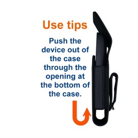 Premium Holster with Belt Clip for Freestyle Libre 3/ Freestyle Libre 2 (Continuous Glucose Monitor) (Black/VERTICAL1)