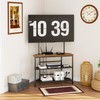 23" to 60" Floor Corner TV Stand For Bedroom With