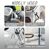 HhdvdyWgd 2Pcs Flagpole Clip Kit - Stainless Steel Adjustable Flag
