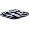 Set of 2 Zebra Animal Print Ceramic Cabinet Drawer Pull