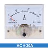 sourcingmap AC 0-30A Analog Panel Ammeter Gauge Ampere Current Meter
