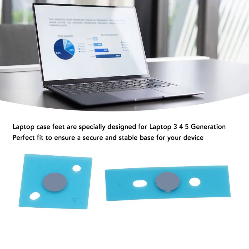 2 Sets Laptop Bottom Case Feet for Laptop 3 4