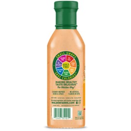 Walden Farms Street Taco Sauce Creamy Chipotle – Calorie-Free, Gluten-Free, Low Carb, Keto-Friendly, Sugar-Free, Smoky Chipotle Flavor – 12 oz Bottle