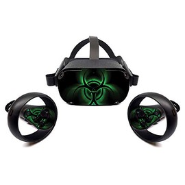 MightySkins Skin for Oculus Quest - Bio Glare | Protective, Durable, and Unique Vinyl Decal Wrap Cover | Easy to Apply, Remove, and Change Styles | Made in The USA