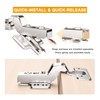 Luokim 2pcs Professional Grade Inset Soft Close Cabinet Hinges Frameless
