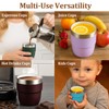 Zenbo 4 oz Espresso/Coffee Cups, Ceramic-Lined Double Wall Vacuum Insulated