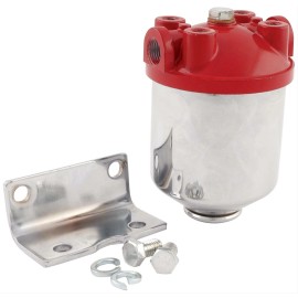 Large Universal Canister Style Fuel Filter 3/8" In & Out 90 GPH at 7 PSI Flow