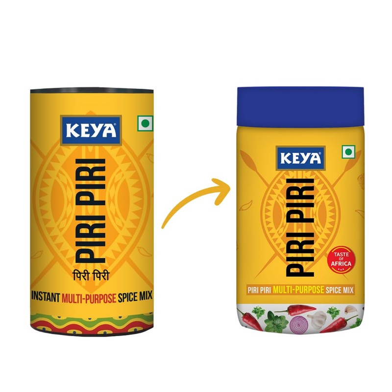 Keya Piri Piri Seasoning 90 grams - Vegetarian, India -