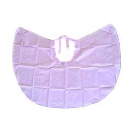 niavida Hairdressing Cape Short for Tying Comb Cape Approx. 96 x 78 Purple Washable Lightweight + Elegant for Hair, Cosmetics and Styling (71B Purple), Purple