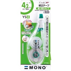 トンボ鉛筆 修正テープ ヨコ型 モノYS 幅4.2mm 10個 CT-YS4