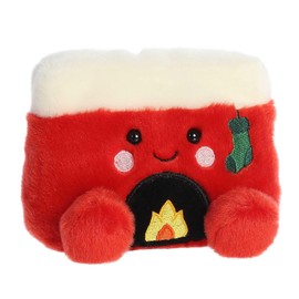 Aurora® Festive Palm Pals™ Cozy Fireplace™ Stuffed Animal - Pocket-Sized Play - Collectable Fun - Red 5 Inches