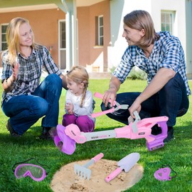 Toy Trimmer for Kids - Power Weed Eater Construction Tool Set, Outdoor Toy Gardening Lawn Equipment with Lights and Sounds, Educational Tool Gift for Boys, and Girls Ages 3+