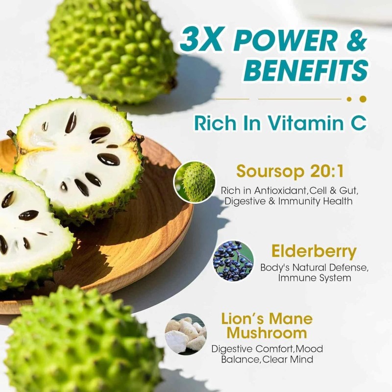 Bbeeaauu Soursop Graviola Liquid Drop for Cell Support & Regeneration