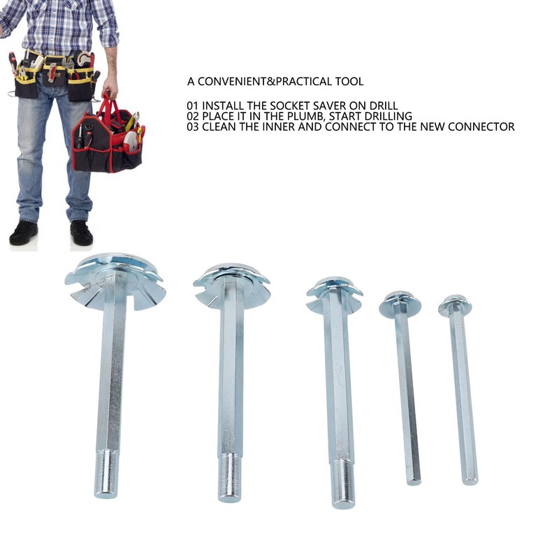 PVC Pipe Reamer, High Speed Steel PVC Fitting Socket Saver