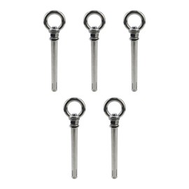Xiaoyztan M10 Roof Install Eye Ring with Expansion Wall Anchor for Swings Hammocks Punching Bags Fitness Equipment Heavy Duty 304 Stainless Steel Ceiling Mount for 14mm Hole 149mm Bolt Length 2 Pcs