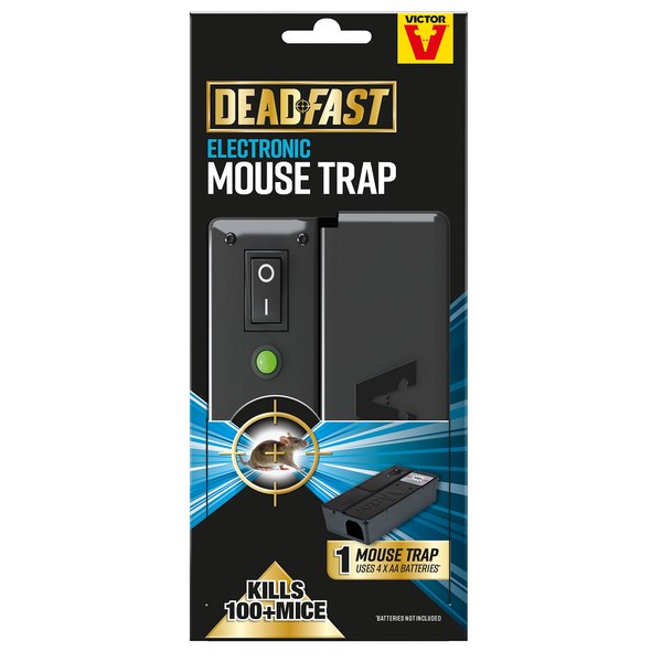 Victor 20300554 Deadfast Electric Mouse Trap, Black