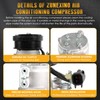 ZuneXino Air Conditioning Compressor A/C Compressor w/Clutch Compatible with 04-07