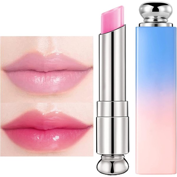 Bluemega lip Lápiz labial Crystal Jelly, bálsamo labial nutritivo de