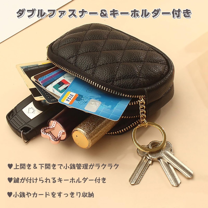 Coin Purse, Mini Wallet, Compact Genuine Leather, Women's Wallet, Gift