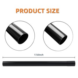 JEDELEOS Extension Wand Hose Replacement for Bissell Zing Canister Vacuum Models 2156A, 1665, 16652, 1665W, 21562 Series (17.8inch, Pack of 2)