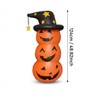 Halloween Inflatable Pumpkin Decoration for Porch and Yard – Water-Filled
