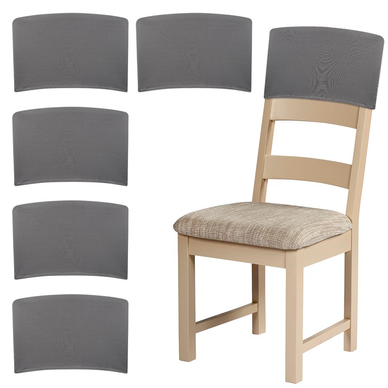 YUEKUNTJ 6Pcs Chair Back Covers, Dustproof Backrest Slipcover, 28×48cm Elastic
