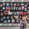83pcs Bulletin Board Decors for Christmas, Winter Bulletin Board Decoration