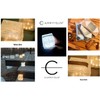 CARRY THE SUN CTSW-WHM Solar Lantern, Warm Light, White Belt,