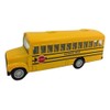 6" Die Cast Long-Nose School Bus with Pull-Back Action and