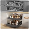 Seinloes 4 Pack Pull Out Cabinet Organizer 21" Deep with