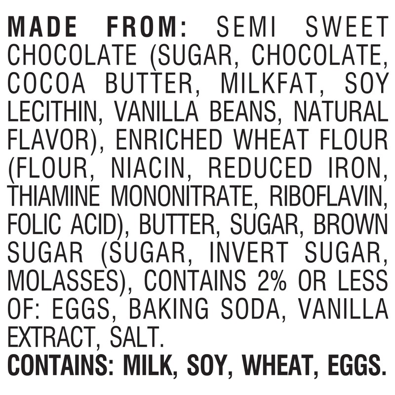 Pepperidge Farm Farmhouse Thin & Crispy Dark Chocolate Chip Cookies,