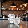 Clear Glass Replacement Top for Coffee Percolators - Transparent Knob