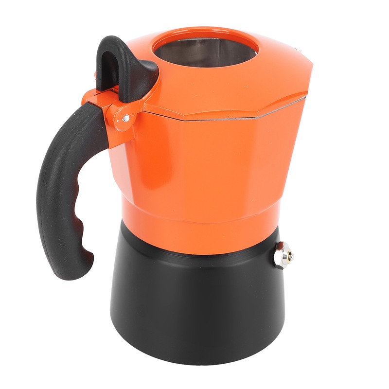 Moka Pot Stovetop Coffee Pot 2 Valve Aluminium Alloy Heat