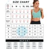 RUNNING GIRL High Impact Sports Bras for Women,Racerback Green Bra