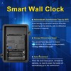 OCEST 12Inch Wi-Fi Wall Clock with Auto Sync Time &