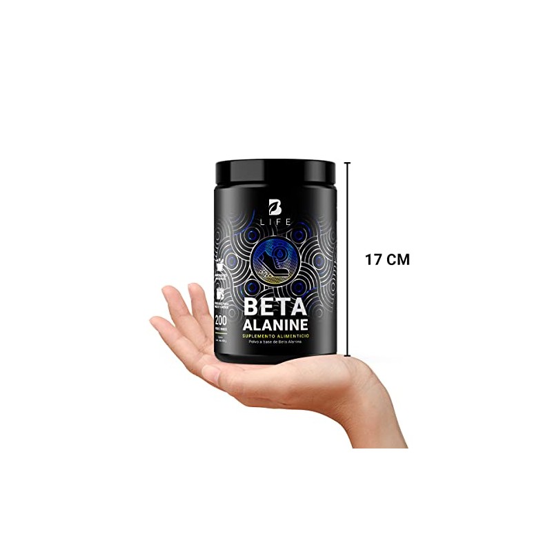 B Life Beta Alanina Pura en Polvo 200 Servicios 400g