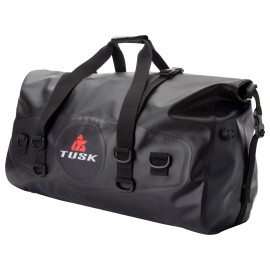 Tusk Dry Duffel Bag Large Top Load Black 44 Liters Motorcycle Adventure Enduro