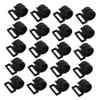 BIUDECO 30pcs Awning Pole Clips Heavy Duty Tent Suspension Hooks