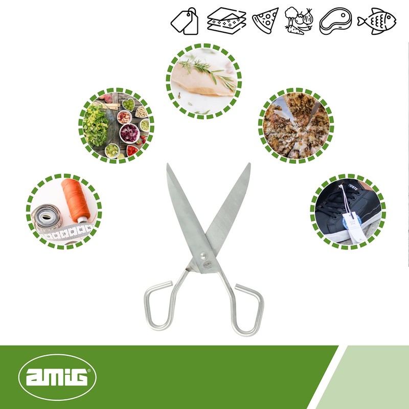 Amig - Mod.6 Multi-Purpose Kitchen Scissors | Made of AISI