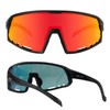 OULAIQI Cycling glasses Baseball Sunglasses，TR90 Frame,UV400 Protection，Men&Women Running Softball Sports