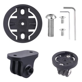 JKITNHJOT Mount for GoPro Female Bicycle Computer for Garmin, Camera Mount, Bicycle Light Holder, Universal Mount Adapter Compatible with Camera or Headlight, Hole Spacing 22 mm