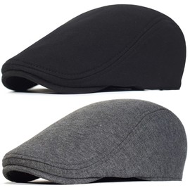 BABAHU Men's Newsboy Cap Gatsby Flat Cap Lvy Irish Hats Driving Cabbie Hunting Cap