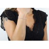 Quadri - 925 silver bracelet - elegant snake chain for