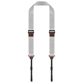 Fly Equation Camera Strap for Photographers, Adjustable Nylon Shoulder Strap with Leather Trim, 39-63 Inch (gray)