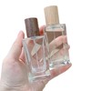 SCOLAND 50ml High-end Glass Refillable Perfume Bottles Spray Pump Empty