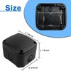 NineLeaf Black Waterproof Junction Box, IP66 Outdoor Electrical Enclosure, Small