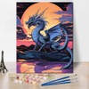 TISHIRON DIY Dragon Painting by Numbers for Adults, Dragon in